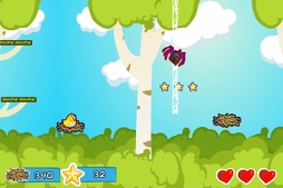 画像ギャラリー No.002のサムネイル画像 / 上手にことりを飛ばそう。かんたんゲームに「飛べ!ぴよぴよ」が配信開始