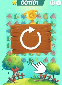 画像ギャラリー No.005のサムネイル画像 / 「つなげてフルーツパズル」がYahoo!ゲームのかんたんゲームで配信開始