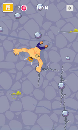 画像ギャラリー No.002のサムネイル画像 / 「ロッククライマー」がYahoo!ゲーム かんたんゲームで配信開始