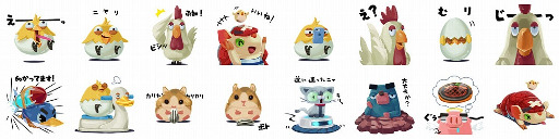 画像ギャラリー No.002のサムネイル画像 / 「ゴロンディア」,LINEスタンプ“うざぴよ”が配信開始