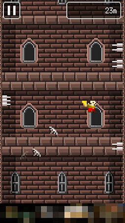 左右の壁を蹴り続けてひたすら塔を登り続けよう カジュアルゲーム 壁蹴りとび を紹介する ほぼ 日刊スマホゲーム通信 第931回 左右の壁を蹴り続けてひたすら塔を登り続けよう カジュアルゲーム 壁蹴りとび を紹介する ほぼ 日刊スマホゲーム通信 第931回