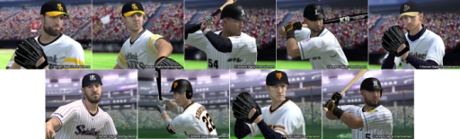 画像ギャラリー No.003のサムネイル画像 / 「プロ野球スピリッツA」で新たに17名の監督と選手の顔モデルが一新