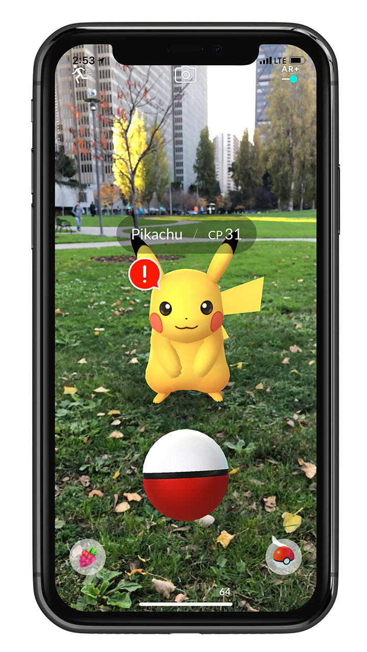 画像集 005 Pokemon Go Ios向けに Ar 機能の追加を発表 ポケモンが