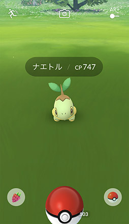 画像ギャラリー No.002のサムネイル画像 / 「ポケモンGO」にシンオウ地方で発見されたポケモンが出現。これから数週間にわたって,やって来る見込み