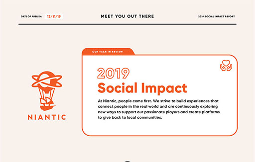 2019 Niantic Social Impact ReportפꤷݡȤץ쥤䡼⤤Υ163᡼ȥã