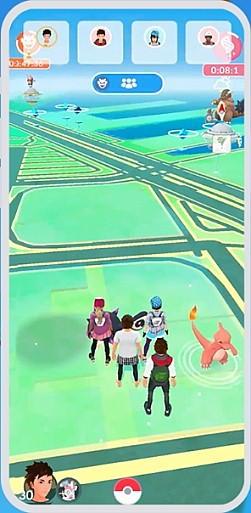画像ギャラリー No.003のサムネイル画像 / 「ポケモンGO」の新機能「チームコラボ」が10月17日に登場。親しい仲間と最大4人で,協力したり競ったりしていつでも一緒にゲームを楽しめる!
