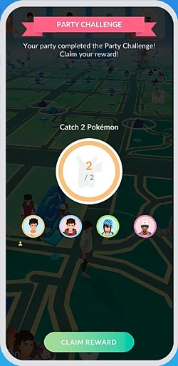 画像ギャラリー No.005のサムネイル画像 / 「ポケモンGO」の新機能「チームコラボ」が10月17日に登場。親しい仲間と最大4人で,協力したり競ったりしていつでも一緒にゲームを楽しめる!