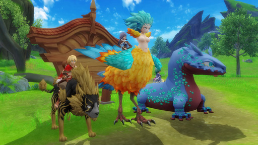 画像ギャラリー No.005のサムネイル画像 / 「アルケミアストーリー」,魔物やモノに乗れる新機能「マウント」が実装