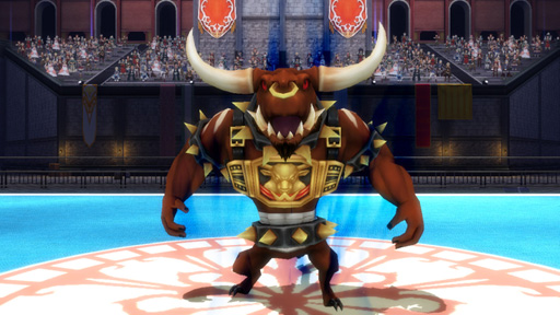 画像ギャラリー No.001のサムネイル画像 / 「アルケミアストーリー」,イベント「乱牛デスマッチ」の後編シナリオが公開。エリアボス「団長【悪】」登場