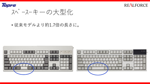 ꡼ No.024 | ץ졤16ǯ֤REALFORCE2ǥȯɽ奨ݥѹǽбǥŲǥʤɡХ饨ƥ٤