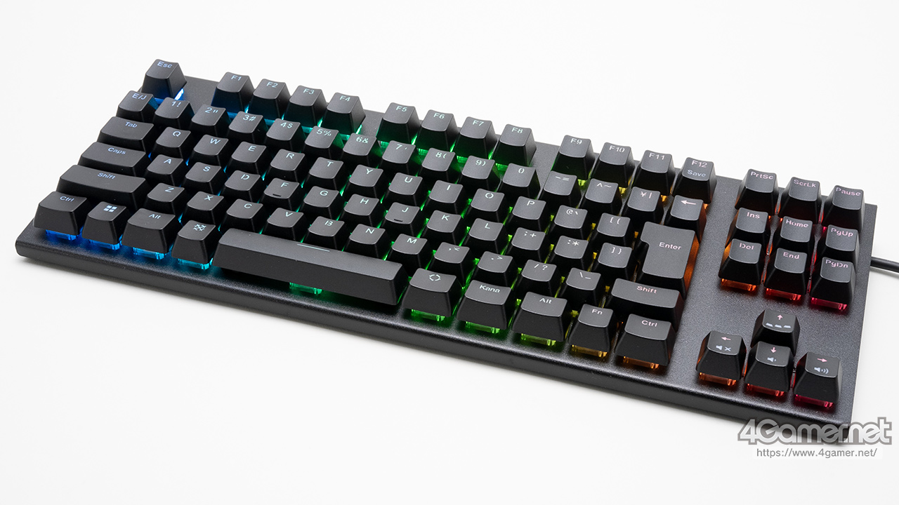東プレのゲーマー向けキーボード「REALFORCE GX1」が大幅アップデート