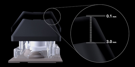 画像ギャラリー No.003のサムネイル画像 / 東プレのゲーマー向けキーボード「REALFORCE GX1」が大幅アップデート。アクチュエーションポイントを0.1mm単位で設定可能に