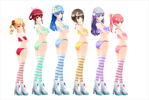 画像ギャラリー No.010のサムネイル画像 / 「ラグナストライクエンジェルズ」,水着イベント「カニと水着に恋をして」を開催