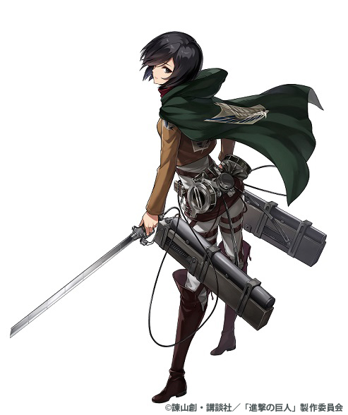 画像ギャラリー No.013のサムネイル画像 / 「タガタメ」「進撃の巨人」コラボに新たなEXステージ&新ユニット“ミカサ”が登場