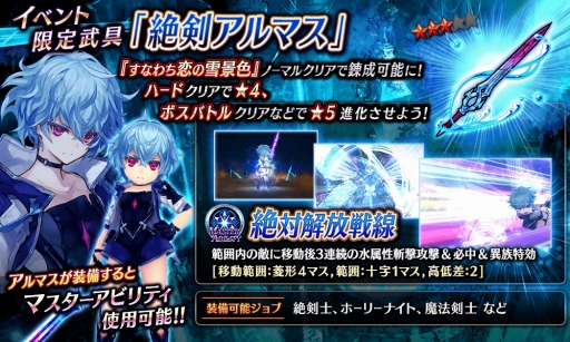 画像ギャラリー No.011のサムネイル画像 / 「誰ガ為のアルケミスト」,FgG3タイトルコラボイベント「誰かの姫など忍びない-すなわち恋の雪景色-」実施