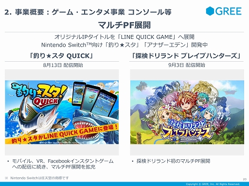 画像ギャラリー No.016のサムネイル画像 / 「アナザーエデン」のガチャ問題に対するグリーの見解も示された,同社の2019年第1四半期の決算説明会をレポート