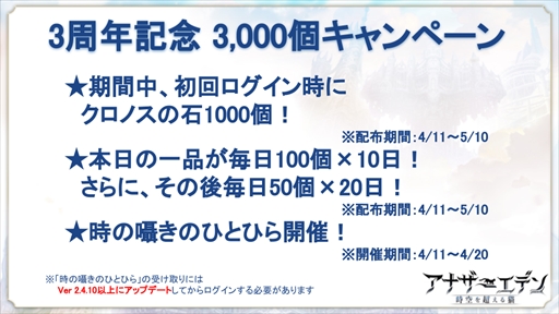 画像ギャラリー No.007のサムネイル画像 / 「アナザーエデン」,4月11日に「Ver 2.5.0」にアップデート。外典「剣の唄と失楽の翼」が配信開始