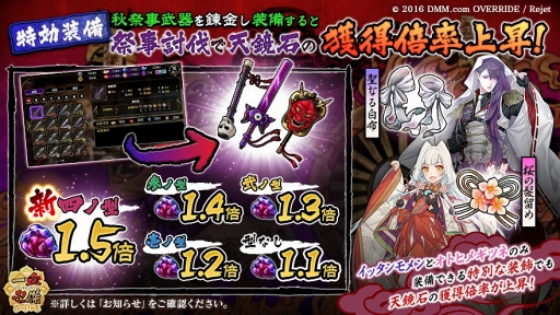 画像ギャラリー No.006のサムネイル画像 / 「一血卍傑-ONLINE-」，クラマテングの確率上昇を含むアップデート内容を公開