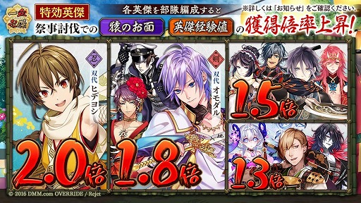 画像ギャラリー No.006のサムネイル画像 / 「一血卍傑」，虹英傑「ヒデヨシ（CV：山口勝平）」が登場。新祭事も開催中