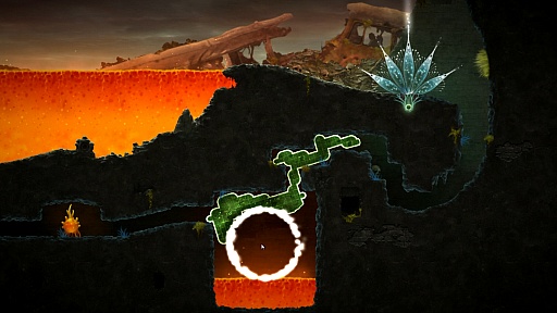 画像ギャラリー No.008のサムネイル画像 / 不思議な緑の生物がモチモチ進む! 「Mushroom 11」をプレイムービーで紹介