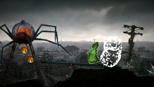 画像ギャラリー No.010のサムネイル画像 / 不思議な緑の生物がモチモチ進む! 「Mushroom 11」をプレイムービーで紹介