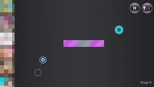 画像ギャラリー No.004のサムネイル画像 / ボールをゴールに入れるだけ。ゲーム性もタイトルも超シンプルなiOS向けアクションパズルゲーム「a.」を紹介する「(ほぼ)日刊スマホゲーム通信」第945回