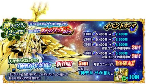 画像ギャラリー No.003のサムネイル画像 / 「聖闘士星矢 ゾディアック ブレイブ」に新シリーズ「神ライブラと12の武器」第1弾が登場