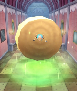 画像ギャラリー No.006のサムネイル画像 / 「ONE PIECE サウザンドストーム」でイベント「陰謀渦巻くお菓子の城」開催。ホールケーキアイランド衣装のナミとチョッパーが手に入るチャンス