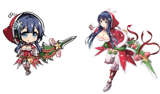 画像ギャラリー No.006のサムネイル画像 / 「ブレイヴガール レイヴンズ」，クリスマス限定イベントステージ「少女たちの聖戦」実装