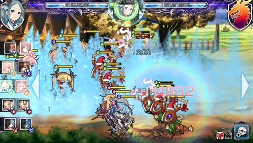 画像ギャラリー No.002のサムネイル画像 / 「ブレイヴガール レイヴンズ」クリスマス限定装備獲得ステージ「妹のお願い」開始