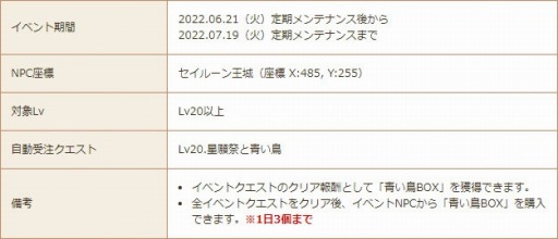 画像ギャラリー No.003のサムネイル画像 / 「星界神話」ブルーバードが手に入る“七夕イベント”を復刻開催