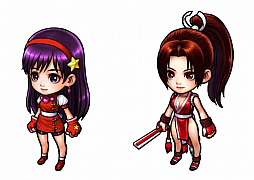 画像ギャラリー No.004のサムネイル画像 / 「ダイスの神」に「KOF '98 Ultimate Match」の不知火 舞と麻宮アテナが登場