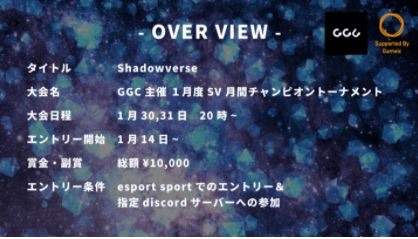 画像ギャラリー No.002のサムネイル画像 / GGC主催の「Shadowverse」1月度チャンピオントーナメントが1月30日,31日に開催