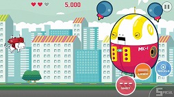 画像ギャラリー No.001のサムネイル画像 / ニコ生のコメントがゲームに反映する「実況!ねこ式戦闘機」,10月21日に配信開始