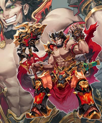 画像ギャラリー No.002のサムネイル画像 / 「ヘクサウォーズ」,西遊記シリーズ第10弾「牛魔王」が高級ガチャに登場