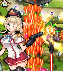 画像ギャラリー No.005のサムネイル画像 / 「ヒーローズインザスカイ・パトリオット」のGameUsが,美少女×戦闘機のスマホ向けシューティングゲーム「女神ストライク」を日本でリリース