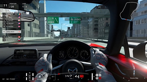 画像ギャラリー No.002のサムネイル画像 / 「グランツーリスモSPORT」を使用した安全運転講習イベントが12月11日と19日に滋賀県の自動車教習所で開催に