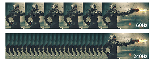 画像ギャラリー No.002のサムネイル画像 / iiyama,240Hz表示&FreeSync対応の24.5インチフルHD液晶ディスプレイを発売