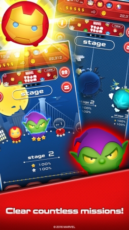 画像ギャラリー No.005のサムネイル画像 / 「マーベル ツムツム」がアメリカ・カナダなどで配信開始