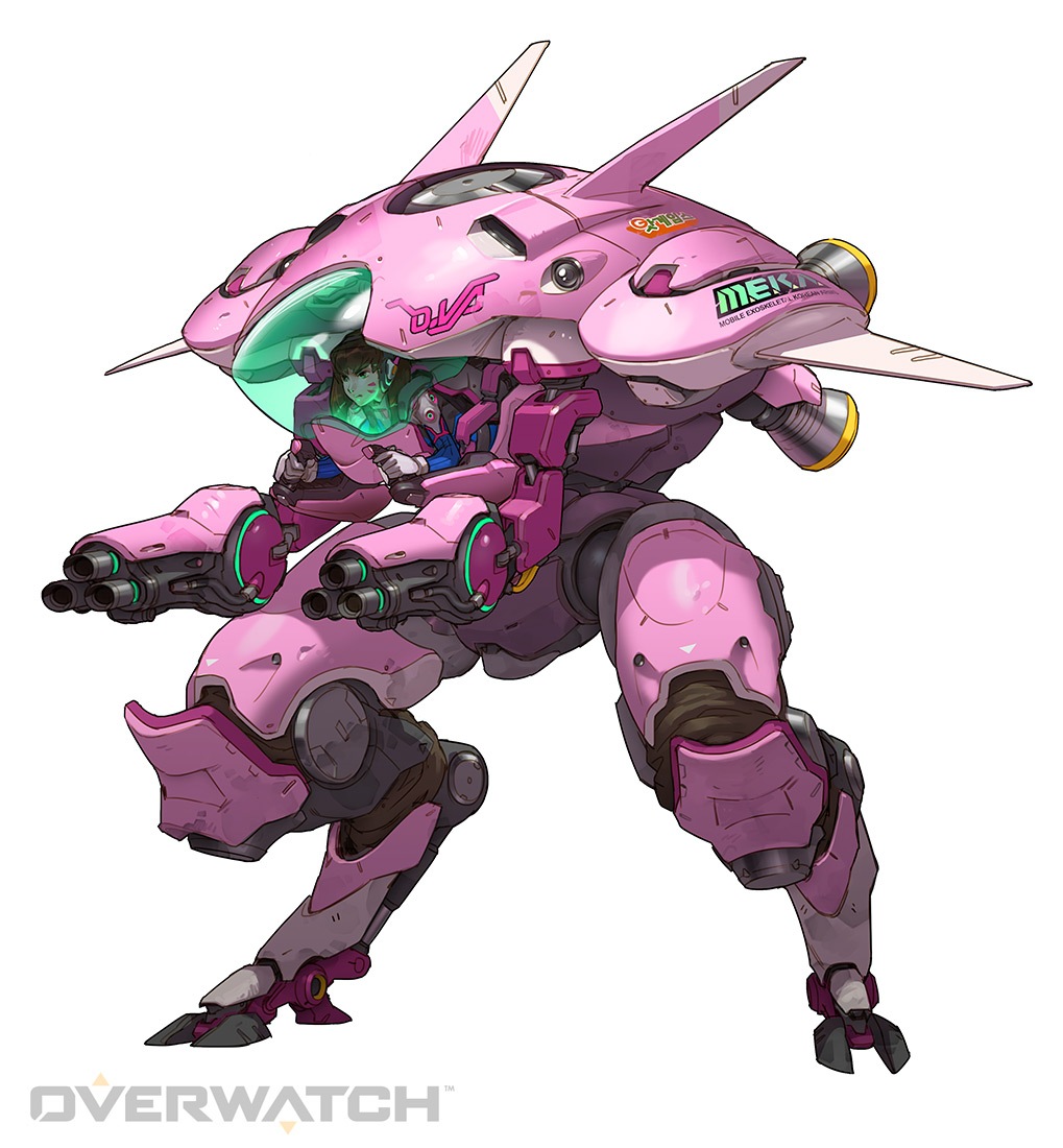 画像集 001 オーバーウォッチ 機械化装甲を乗りこなす元プロゲーマー D Va や サイボーグ