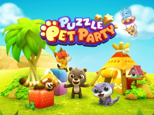 ���������꡼ No.001�Υ���ͥ������ / �ѥ��륲�����Puzzle Pet Party�פ��ۿ��ˡ�ưʪ���֤�����߽Ф��褦