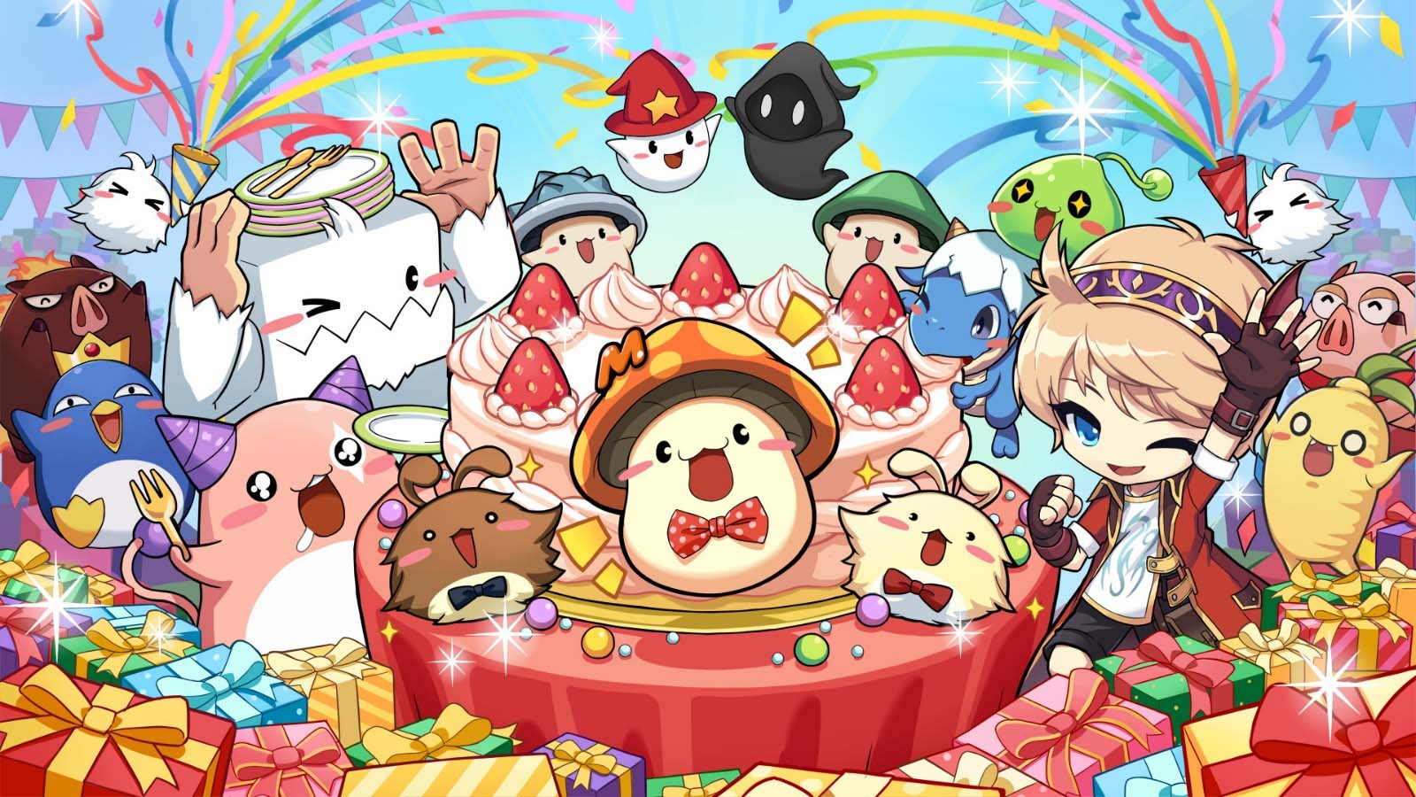 画像集 003 メイプルストーリーm サービス開始から半年を記念した最大70連無料ガチャ実施