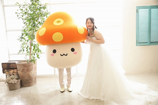 画像ギャラリー No.046のサムネイル画像 / キノコもお祝いに駆けつけた「メイプルストーリーM」フォトウェディングをレポート