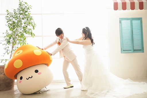 画像ギャラリー No.053のサムネイル画像 / キノコもお祝いに駆けつけた「メイプルストーリーM」フォトウェディングをレポート