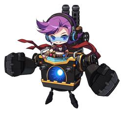 画像ギャラリー No.002のサムネイル画像 / 「メイプルストーリーM」,新職業「メカニック」を実装。イベント“育てよう!ベビーフレンズ”が開催中