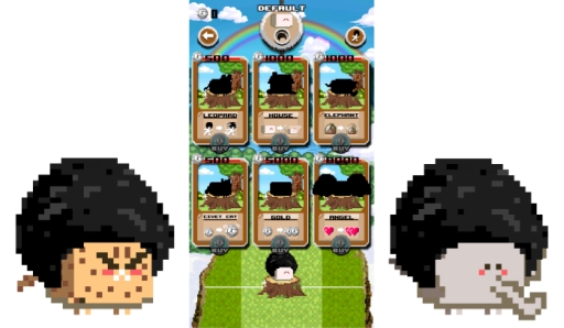 画像ギャラリー No.005のサムネイル画像 / アフロ姿のマシュマロが疾走するAndroid版「Afro Runner」が配信中