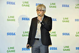 画像ギャラリー No.009のサムネイル画像 / LINEとセガゲームスがゲーム事業で協力する目的とは。協業タイトル第1弾「フォルティシア SEGA×LINE」の概要も発表された,メディア向け発表会をレポート