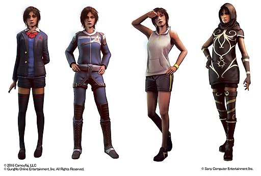 画像ギャラリー No.003のサムネイル画像 / PS4「Republique」に向けた追加コスチュームの詳細が発表。着ると特殊なモードで遊べる仕掛け付き,さらに「GRAVITY DAZE」のキトゥン風コスも