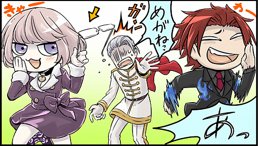 画像ギャラリー No.004のサムネイル画像 / 「蒼き革命のヴァルキュリア」,4コママンガ第4話「政治家・スレイマン」が公開