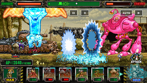 ���������꡼ No.002�Υ���ͥ������ / ��METAL SLUG ATTACK�פǥ��٥�ȡ�BLUE FIRE�׳���